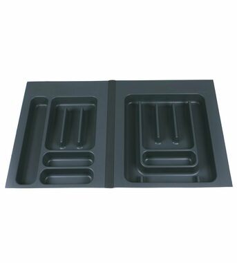 Elletipi UPPO R180 Příborník pro zásuvku 80 cm černá / plastový