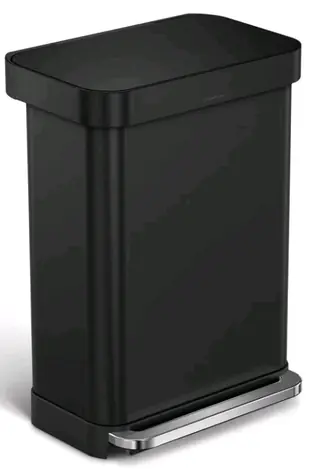 Simplehuman Pedálový odpadkový koš 55 l černá 