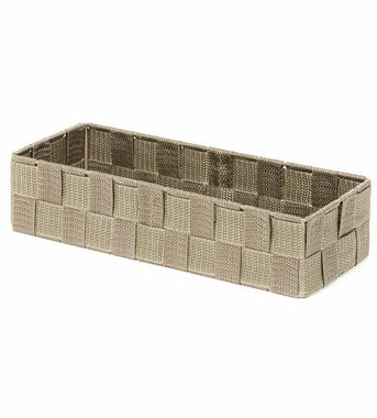 Compactor TEX - košík L Taupe (šedo-béžová) / Úložný organizér do zásuvky / 30 x 12 x 7 cm 
