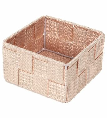 Compactor TEX - košík S růžová / Úložný organizér do zásuvky / 12 x 12 x 7 cm