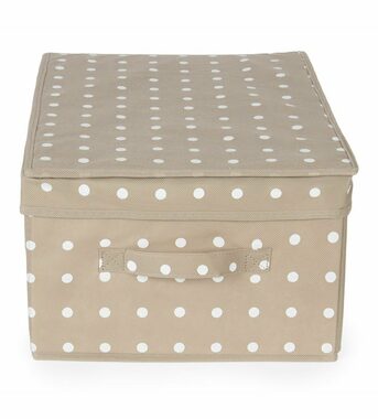 Compactor Rivoli 30 hnědá / Skládací úložná krabice - karton box / 30 x 43 x 19 cm