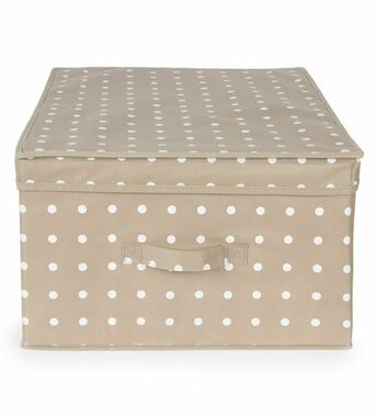 Compactor Rivoli 40 hnědá / Skládací úložná krabice - karton box / 40 x 50 x v.25 cm