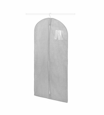 Compactor Boston Obal na obleky a dlouhé šaty šedá / 60 x 137 cm