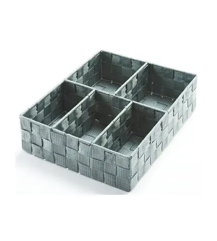 Compactor TEX Organizér na prádlo a doplňky - 5 dílný šedá / 32 x 25 x 8 cm