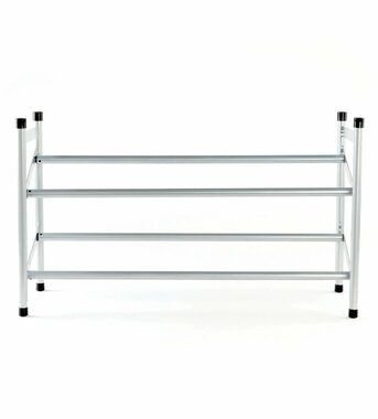 Compactor Stilito Dvoupatrový botník na 6-12 párů bot - rozšířitelný / 62-117 x 23 x 35 cm