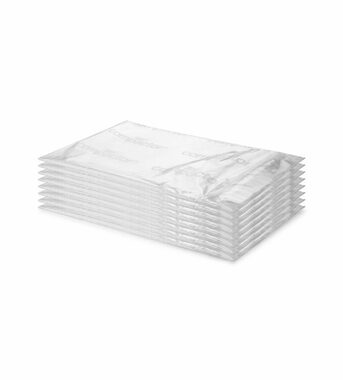 Compactor Sada 8 ks průhledných přepravních sáčků se zipem na trička a košile / 30 x 45 cm
