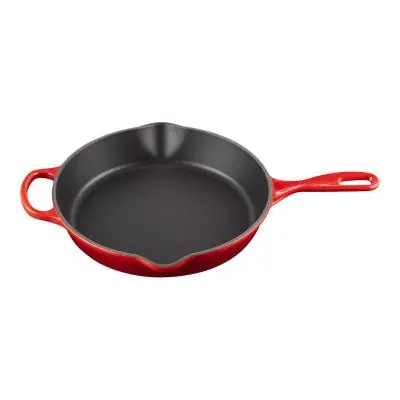 Le Creuset Vysoká pánev na smažení 26 cm červená