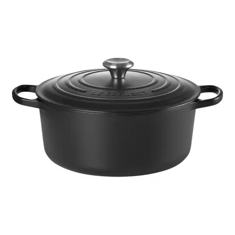 Le Creuset Signature Hrnec s poklicí 22 cm černá