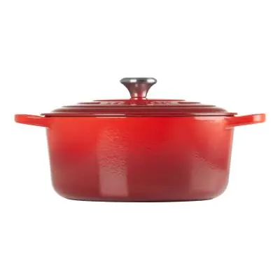 Le Creuset Signature Hrnec s poklicí 22 cm červená