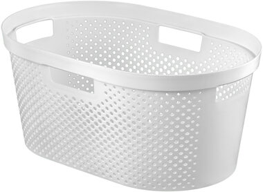 Curver Infinity Dots Koš na prádlo 40 l bílá 