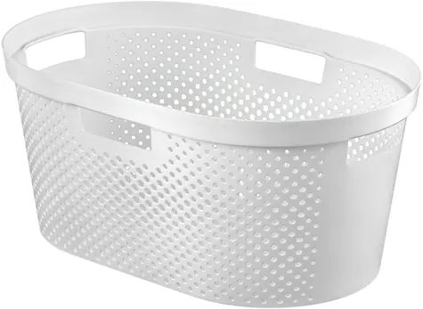Curver Infinity Dots Koš na prádlo 40 l bílá 