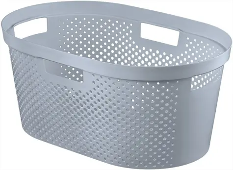 Curver Infinity Dots Koš na prádlo 40 l šedá