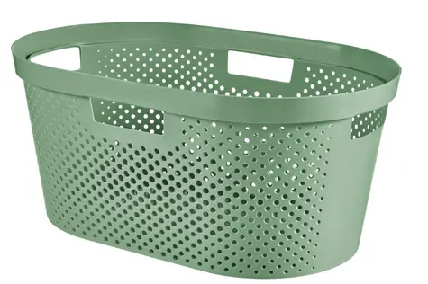 Curver Infinity Dots Koš na prádlo 40 l šedá