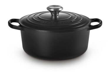 Le Creuset Signature Hrnec s poklicí 24 cm černá