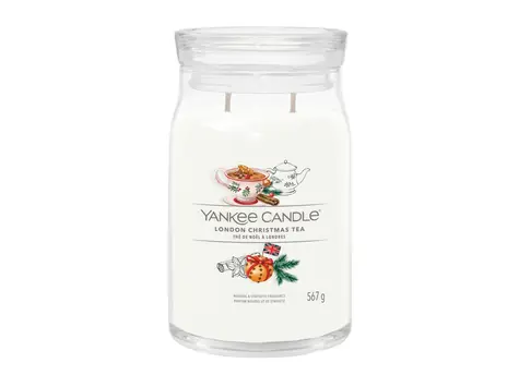 Yankee Candle Signature London Christmas Tea 567g / doba hoření až: 90h