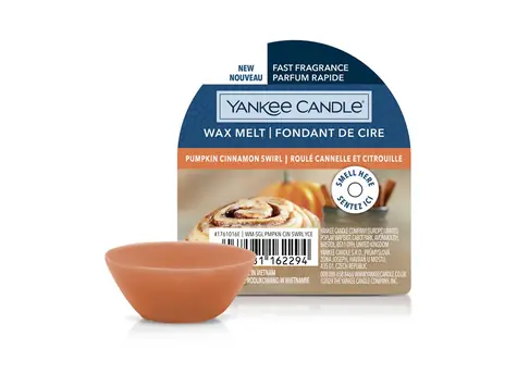 Yankee Candle Pumpkin Cinnamon Swirl vonný vosk do aromalampy 22g / doba hoření až: 8 h