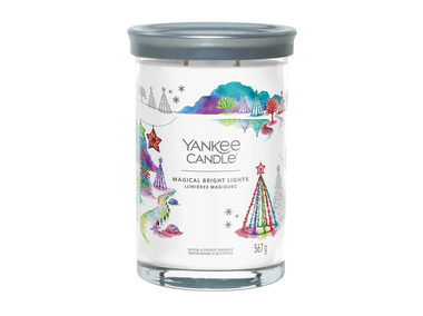 Yankee Candle Signature Magical Bright Lights velká sklenice 567g / doba hoření až: 90h
