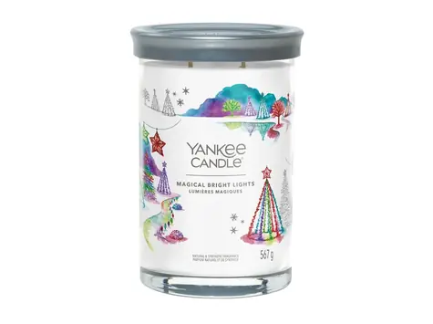 Yankee Candle Signature Magical Bright Lights velká sklenice 567g / doba hoření až: 90h