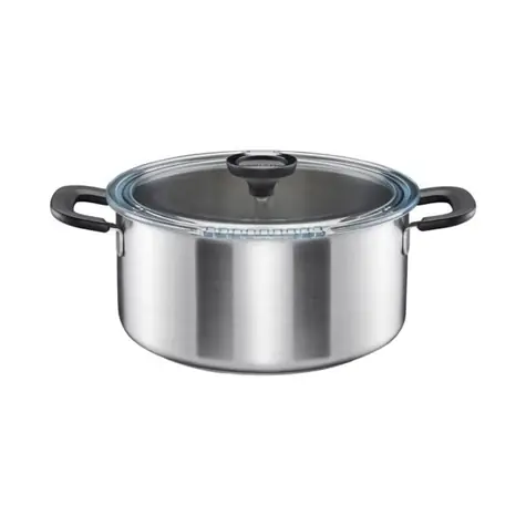 Fiskars Functional Form Hrnec s pokličkou 5 l / nerezová ocel