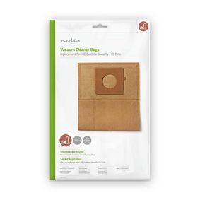 Nedis Sáčky do Vysavače 10 ks / Papír / Vhodné pro: HE-Goldstar Sweefty & LG Dino 