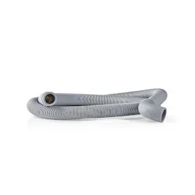 Nedis Vypouštěcí Hadice šedá / 22 mm / 19 mm / 0.5 Bar / 60 °C / 1.50 m / Aplikace: Myčka & Pračka 