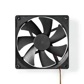 Nedis DCFAN14025BK černá / Ventilátor / DC / 140 mm / 3-Pin / 24.9 dBA