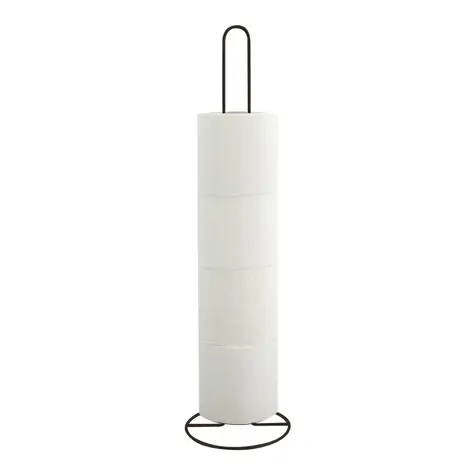 MSV ROLL TOWER stojan na toaletní papíry černý / ocel