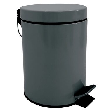 MSV UNIS pedálový odpadkový koš 3 L tmavě šedá  / ocel