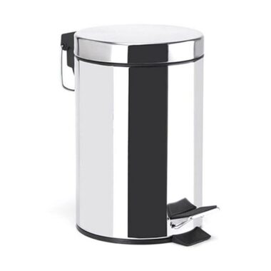 MSV pedálový odpadkový koš 3 L lesklá nerez ocel