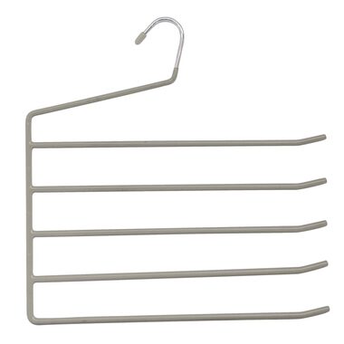 MSV ANTI-SLIP ramínko na kalhoty šedo-hnědé / na 5 kalhot / ocel potažená plastem