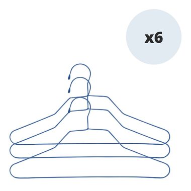 MSV sada 6 ks ramínek / kov potažený plastem