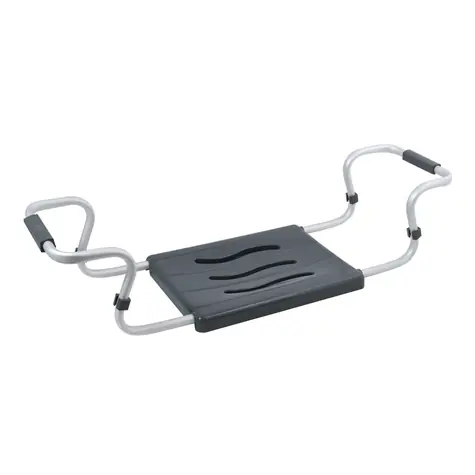 MSV sedátko do vany nastavitelné šedé / ocel / 50-70 cm / do 120 kg