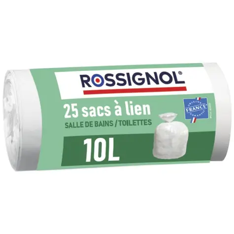 Rossignol Bagy 99136 bílé / Sáčky do koše 10 L / balení 25 ks / 15 µm