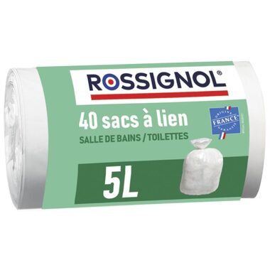 Rossignol Bagy 99135 bílé / Sáčky do koše 5 L / balení 40 ks / 14 µm