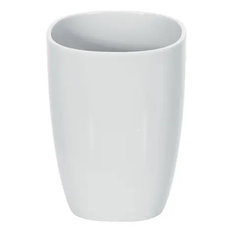 Spirella PURE kelímek na zubní kartáčky bílý / plast