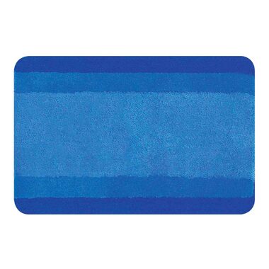 Spirella BALANCE koupelnová předložka 55 x 65 cm modrá / polyester / protiskluzová
