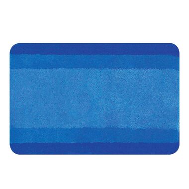 Spirella BALANCE koupelnová předložka 60 x 90 cm modrá / polyester / protiskluzová