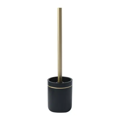 Spirella BLY WC štětka černo-zlatá / polyresin