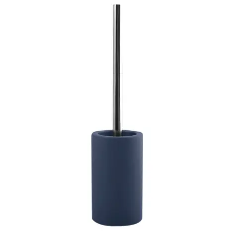Spirella TUBE-Matt WC štětka s matně tmavou modrou / keramickou nádobou