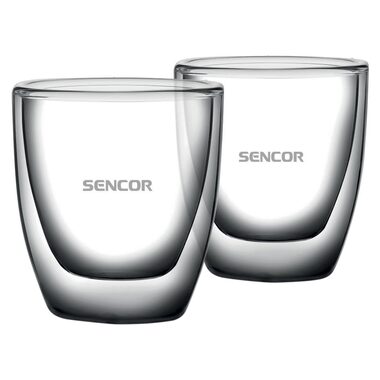 SENCOR SGX 001 Sada 2 sklenic na espresso 80ml 
