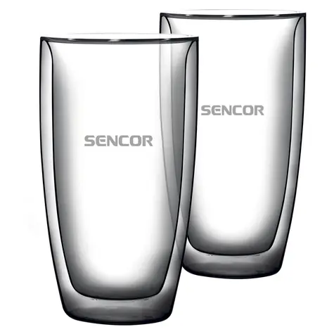 SENCOR SGX 002 Sada 2 sklenic na latte 380ml