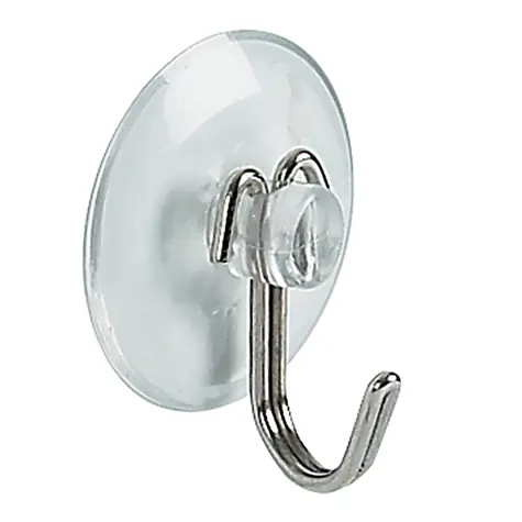 Spirella SUCTION HOOK háček s přísavkou průhledný / PVC / nerez ocel / průměr 36 mm