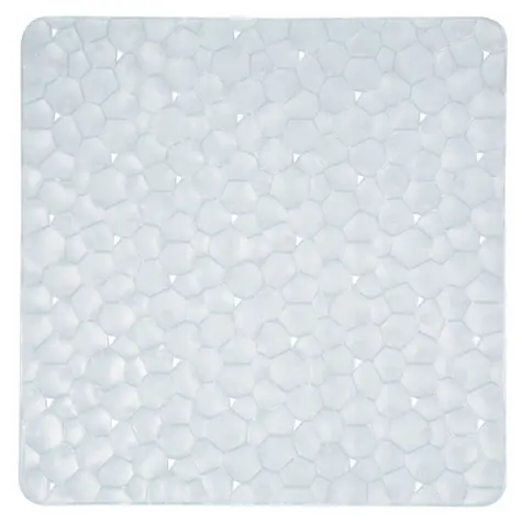 Spirella BIONIC protiskluzová podložka do sprchy průhledná / PVC / 55 x 55 cm