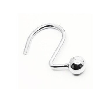 Spirella BUBBLE sada 12 ks kroužků na sprchové závěsy chromovaný kov / 4 x 6 cm