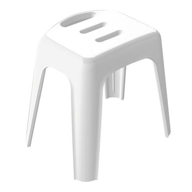 Spirella HOCKER sedátko do sprchy bílá / plast / 47 cm / do 130 kg