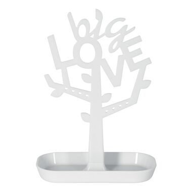 Spirella SYDNEY stojánek na šperky tvar stromu bílý / plast