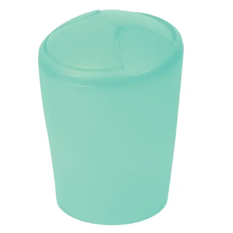 Spirella MOVE výklopný odpadkový koš 2 L mint zelená / plast