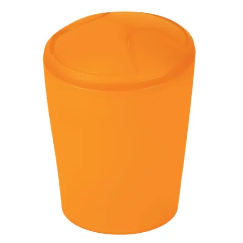 Spirella MOVE výklopný odpadkový koš 2 L oranžový / plast