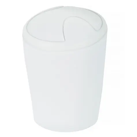 Spirella MOVE výklopný odpadkový koš 5 L bílý / plast