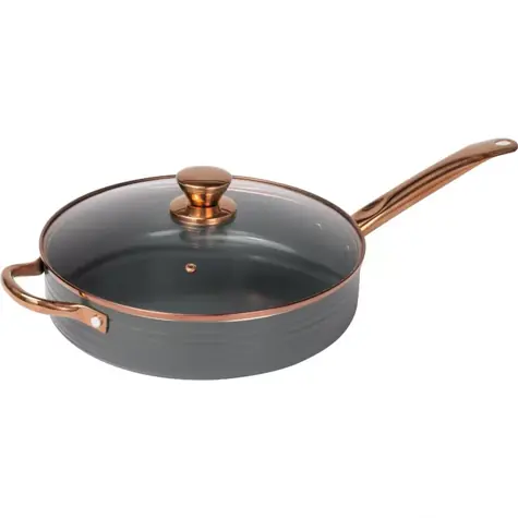 Lamart Orro Pánev s poklicí 28 cm šedá / hliník